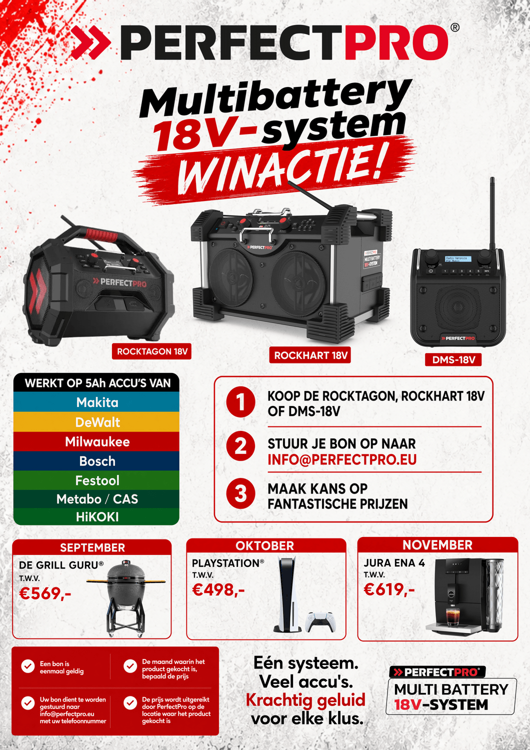 Winactie - PerfectPro Bouwradio's